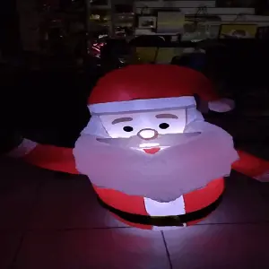 PAPA NOEL INFLABLE 550616: ¡La Alegría Navideña que Iluminará tu Hogar! - PAPA NOEL INFLABLE 550616