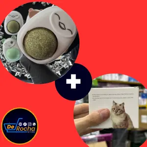 Combo Bola Interactiva + Hierba para Gatos: ¡El Juego Perfecto! - Combo Bola interactiva+hiebra para gatos