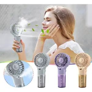 Ventilador de Mano con Humidificador: ¡Frescura y Alivio al Alcance de Tu Mano! - Ventilador De Mano Con Humidificador
