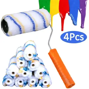 KIT DE RODILLO DE PINTURA RECARGABLE: La Solución Perfecta para tus Proyectos de Pintura - KIT DE RODILLO DE PINTURA RECARGABLE
