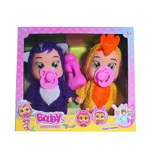 Muñeco Bebé Pijama Llorón Duo: ¡El Dúo Perfecto para Dormir! - Muñeco Bebe Pijama Lloron Duo Juguete In