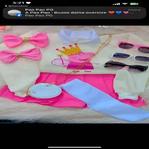 Conjunto para Niña Peppa Pig: ¡Diversión y Estilo! - Conjunto para niña Peppa pig