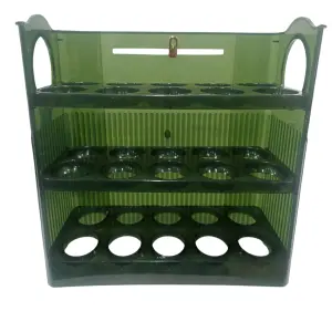 ORGANIZADOR DISPENSADOR DE HUEVOS X30: ¡Mantenga sus huevos frescos y organizados! - ORGANIZADOR DISPENSADOR DE HUEVOS X30