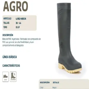 Bota Agro en PVC: Protección y Confort para tus Pies - Bota Agro en PVC (Bata)