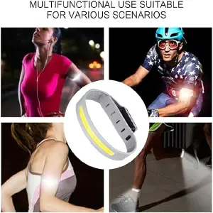 Brazalete con Luz de Seguridad: ¡Brilla con Seguridad! - BRAZALETE CON LUZ DE SEGURIDAD