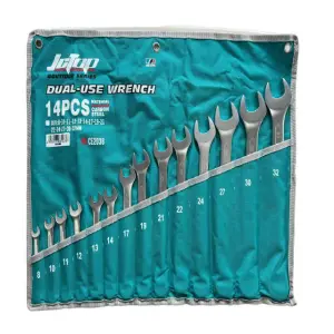 Juego de Llaves Boca Fija de 14 Piezas: Precisión y Durabilidad - JUEGO DE LLAVES BOCA FIJA 14PCS