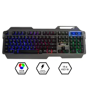 RAM-TJL5 TECLADO GAMERS RAMITECH: Domina el Juego con Precisión - RAM-TJL5 TECLADO GAMERS RAMITECH