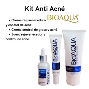 KIT ANTIACNE BIOAQUA: Tu Solución para una Piel Limpia y Radiante - KIT ANTIACNE BIOAQUA