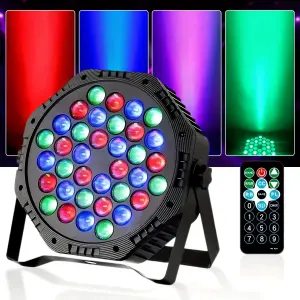 luz par light rítmica 36 led: Ilumina tus eventos con estilo - luz par light rítmica 36 led