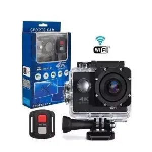 Cámara Deportiva 4K WiFi con Control Remoto: Captura Tus Aventuras en Alta Definición - Camara 4k Deportiva Wifi con control
