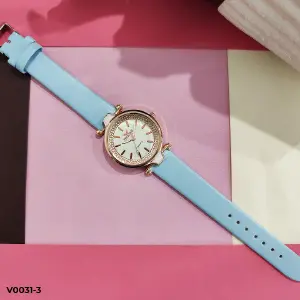 V0031 RELOJ VINICIUS CUERO DAMA: Elegancia en tu muñeca - V0031 RELOJ VINICIUS CUERO DAMA