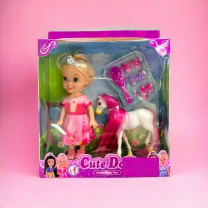 Muñeca Con Pony Y Accesorios: ¡La mejor amiga para tus juegos! - Muñeca Con Pony Y Accesorios