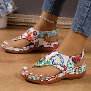 Sandalia Floral Tendencia!