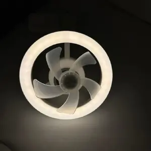 Ventilador-Lámpara: Ilumina y Enfría Tu Espacio - ventilador-lampara con control remoto