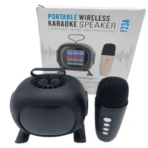 Mini Parlante Karaoke Recargable: ¡Canta a todo volumen! - Mini parlante karaoke recargable