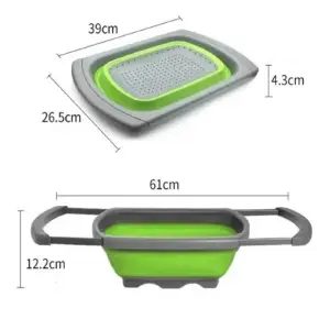 Escurridor Expansible de Silicona: ¡Revoluciona tu Cocina! - Escurridor Expansible De Silicona