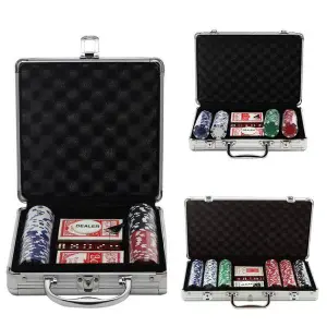 Juego de Póker de 100 Piezas - 100 PC POKER GAME SET