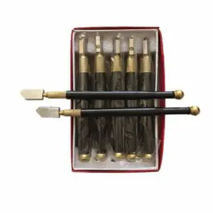 CORTA VIDRIO METALICO DE GOTA x5 ref A