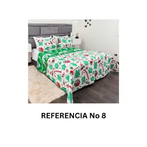 COBIJA+COLCHA NAVIDEÑA DOBLE: ¡El Abrazo Cálido de la Navidad! - COBIJA+COLCHA NAVIDEÑA DOBLE