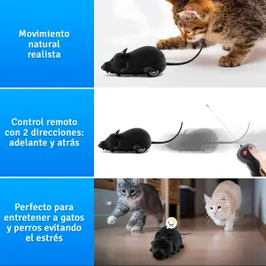 Juguete Ratón Control Remoto 22022: ¡Diversión Interactiva para tu Gato! - Juguete Ratón Control Remoto 22022