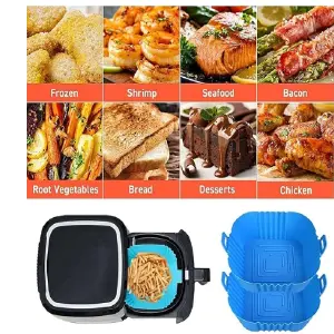 DUO MOLDE DE SILICONA CUADRADO GRANDE: ¡Crea Maravillas de Cocina! - DUO MOLDE DE SILICON CUADRADO GRANDE