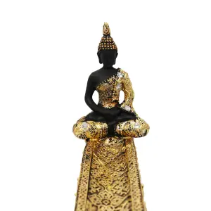 Buda Porta Incienso Vela Dorado Vintage: Elegancia y Armonía para tu Hogar - Buda Porta Incienso Vela Dorado Vintage