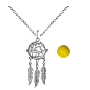Collar Llamador de Ángel Corazón Tejido: Un Toque de Elegancia Celestial - Collar Llamador De Angel Corazon Tejido