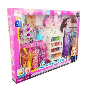 Muñeca Princesa: ¡Vestidos, Zapatos y Accesorios para Horas de Diversión! - Muñeca Princesa Vestidos Zapatos Accesor