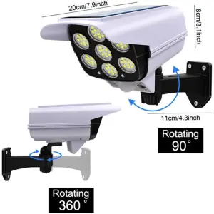 Lampara Solar Exteriores tipo Camara: Ilumina tu espacio con seguridad - Lampara Solar Exteriores tipo camara
