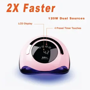 Lampara Uñas Sun BQ5T 120w: La Experiencia Profesional en Tus Manos - Lampara Uñas Sun BQ5T 120w