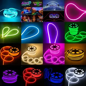 Cinta LED Neon RGB de 5 Metros con Bluetooth: Ilumina tu Mundo - Cinta Led Neon Rgb 5 Metros Bluetooth