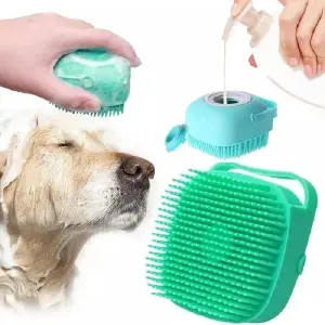 Cepillo de Silicona para Baño de Mascotas: La Limpieza Suave y Eficaz - Cepillo silicona para baño de mascotas
