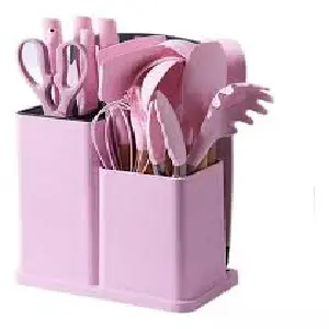 SET DE UTENSILIOS 19 PIEZAS: Tu cocina completa en un solo lugar - SET DE UTENSILIOS 19 PIEZAS