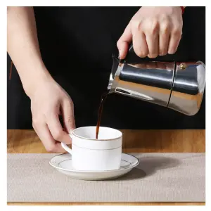 Cafetera Italiana Expresso 9 Tazas: Disfruta del Auténtico Sabor Italiano - Cafetera Italiana Expresso 9 Tazas