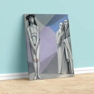 JESÚS GEOMETRIZADO LIENZO 09: Arte Sagrado Reimaginado - JESÚS GEOMETRIZADO LIENZO 09
