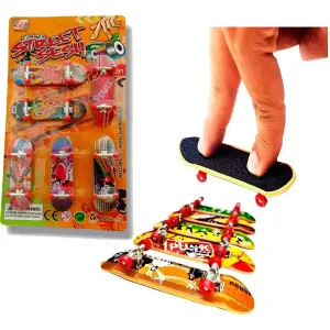 Mini Patineta De Skate Para Dedos Set 6: ¡El Juego Perfecto para Entretenerte en Cualquier Lugar! - Mini Patineta De Skate Para Dedos Set 6