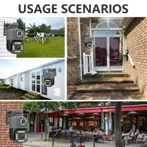Cámara Exterior Dual: Seguridad Total para su Hogar - Camara Exterior Dual