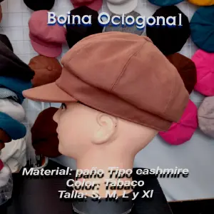 Boina Octogonal: Elegancia y Estilo Inigualable - Boina Octogonal