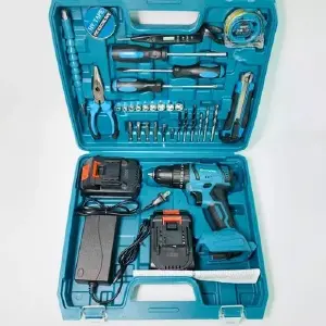 Taladro Percutor + Kit de Herramientas: ¡La potencia que necesitas para cualquier tarea! - Taladro Percutor + Kit De Herramientas