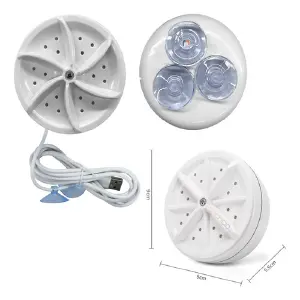 MINI TURBINA LAVADORA PORTÁTIL: ¡Limpieza Potente en Cualquier Lugar! - MINI TURBINA LAVADORA PORTABLE