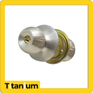 CHAPA ALCOBA TITANIUM METALICA CROMADA: Elegancia y Durabilidad para tu Hogar - CHAPA ALCOBA TITANIUM METALICA CROMADA
