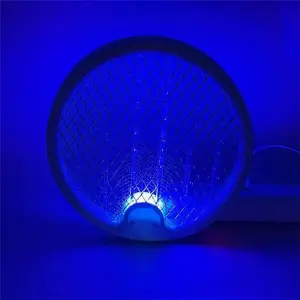 Matamoscas y Lámpara Recargable 2 en 1: ¡Adiós a los Insectos! - Matamoscas y lámpara recargable 2 en 1