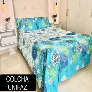 ACOLCHADO UNIFAZ ESTAMPADO CON FUNDA: El Confort y la Belleza en Uno - ACOLCHADO UNIFAZ ESTAMPADO CON FUNDA