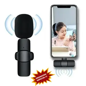 MICRÓFONO INALÁMBRICO DE SOLAPA CELULAR: Captura Audio Profesional en Cualquier Lugar - MICRÓFONO INALÁMBRICO DE SOLAPA CELULAR