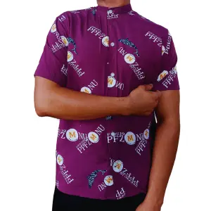 Camisas de Chalis: Elegancia y Comodidad en Cada Detalle - Camisas manga corta estampada chalis mao