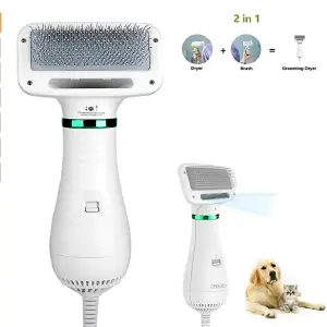 Cepillo Secador para Mascotas 2 en 1: ¡Secado y Cepillado Perfecto! - cepillo secador para mascotas