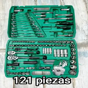 Rachet 121 Piezas: ¡Tu Juego de Herramientas Ideal! - Rachet 121 piezas