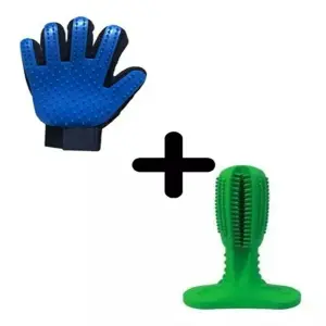 Combo Mascotas: Guante Cepillo + Juguete - Combo Mascotas Guante Cepillo + Juguete