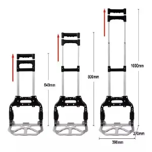 Carreta Carretilla Zorra Plegable Multifuncional: ¡Tu Aliada Ideal para el Transporte! - Carreta Carretilla Zorra Plegable Multi