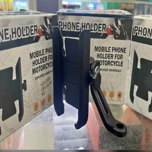 Portacelular Metálico Ajustable Para Moto: ¡Mantén tu teléfono seguro y accesible mientras conduces! - Portacelular Metálico AjustablePara Moto